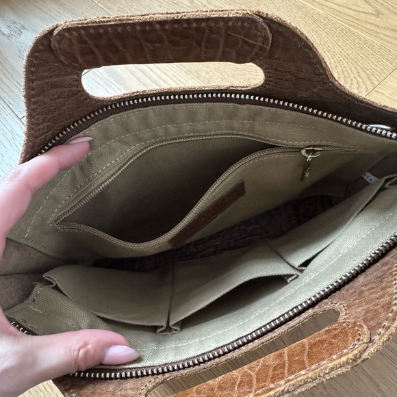 Myomy My Carry Bag - Sustainable Purses - Brown Leather - NWOT - Picture 8 of 11